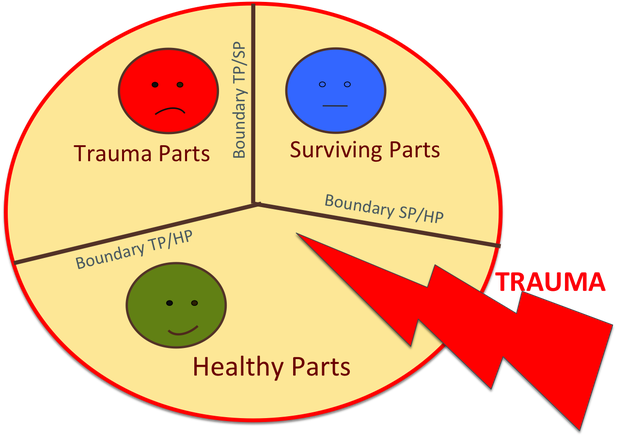 File:Identity Oriented Psychotrauma Theory- split structure of self post-trauma..png