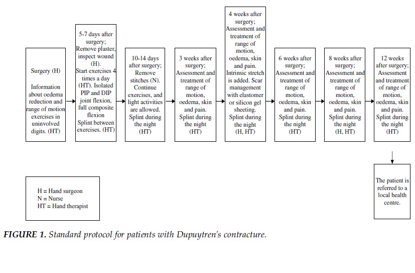 Image 5: Standard protocol for patients with Dupuytren contracture