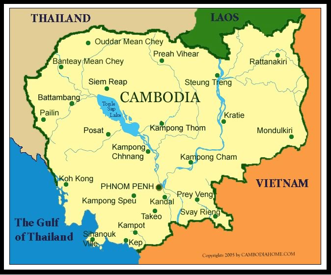 Phnom Penh To Mondulkiri Map File:map Of Cambodia.jpg - Physiopedia