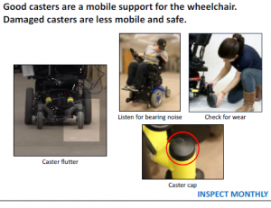 Power wheelchair casters check.png
