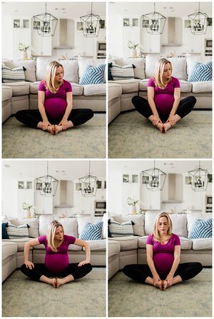 Prenatal Yoga Poses | Baddha Konasana | Bound Angle - Little Lotus Yoga