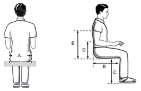 Wheelchair Assessment Body Measurements Physiopedia